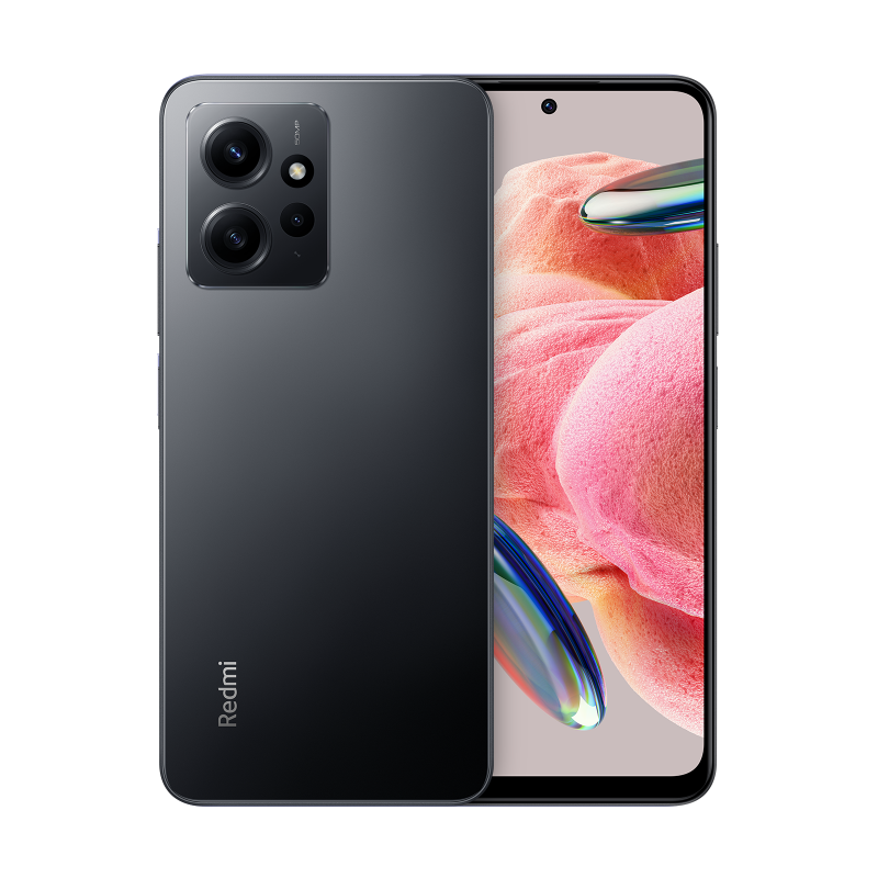 Poze Telefon Redmi Note 12, 6GB RAM, 128GB ROM, Onyx Black, Dual Sim, Camera Tripla 50 MP, procesor Qualcomm SM6225 Snapdragon 685