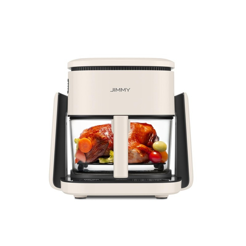 Friteuza cu aer cald JIMMY Air Fryer, Pan Fryer 2-in-1 4L, 1100W, 8 programe, Display HD Touch Screen