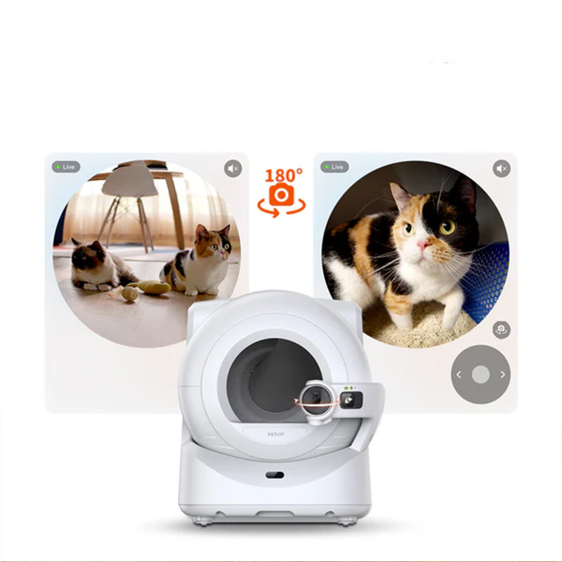 Poze Litiera smart PetKit Purobot Ultra Self-Cleaning with AI-Powered Camera pentru pisici, Autocuratare, Recunoastere faciala, 10L