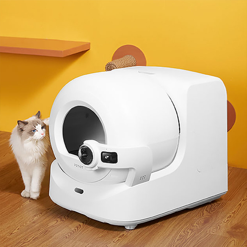 Poze Litiera smart PetKit Purobot Ultra Self-Cleaning with AI-Powered Camera pentru pisici, Autocuratare, Recunoastere faciala, 10L