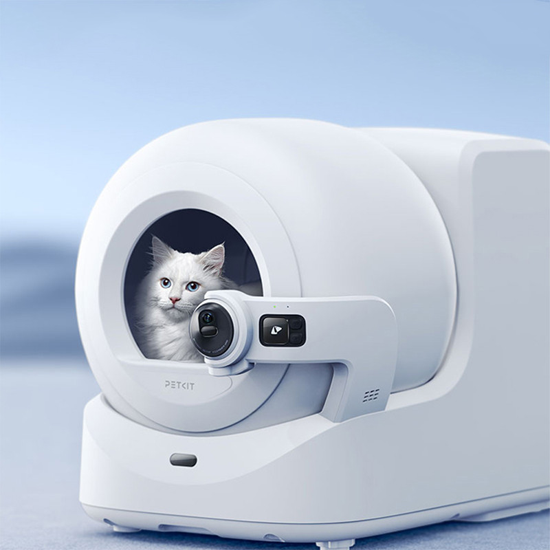 Poze Litiera smart PetKit Purobot Ultra Self-Cleaning with AI-Powered Camera pentru pisici, Autocuratare, Recunoastere faciala, 10L