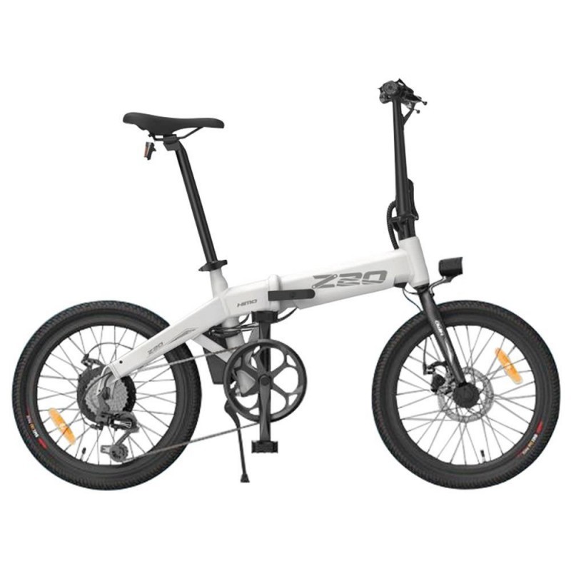 Bicicleta electrica pliabila HIMO Z20, Roti 20”, Motor 250W, Autonomie pana la 50-80 Km, Viteza maxima 25Km/h, Alb geekmall.ro/