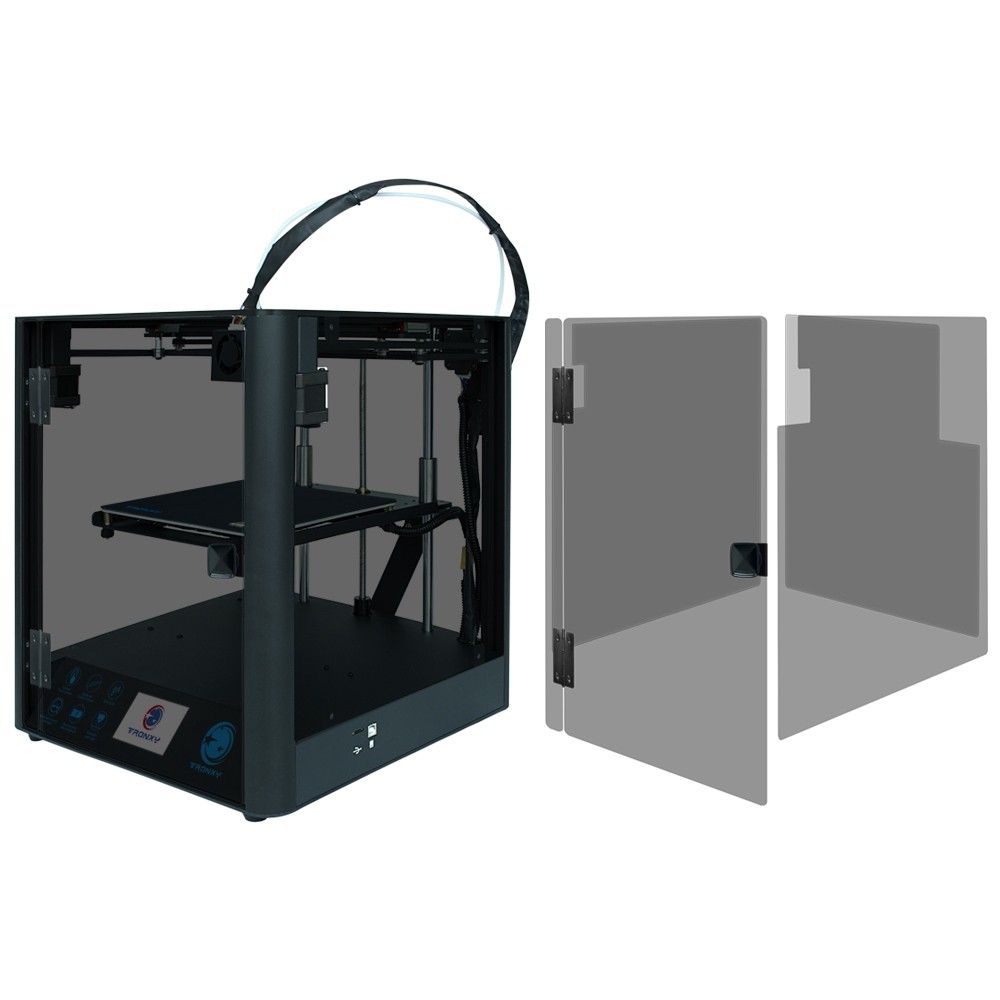 Imprimanta 3D TRONXY D01, lumini LED, extruder titan, structura Core XY