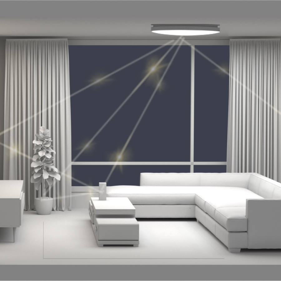Poze Plafoniera Xiaomi Mi LED Ceiling Light Smart, 45W, 3100 lm, Wi-Fi, Bluetooth, control prin aplicatie