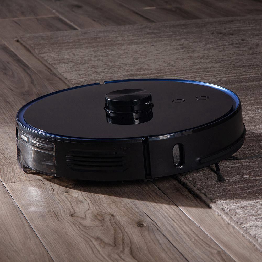 Aspirator robot VIOMI S9 Robot Vacuum Cleaner Black cu colector inteligent de praf, Zone No-Go, 50 W, 2700Pa, Suprafata 320 mp