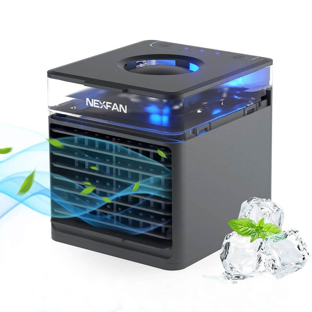 Poze Mini Racitor aer portabil Nexfan Air Cooler cu functii racire, umidificare si purificare aer Alb