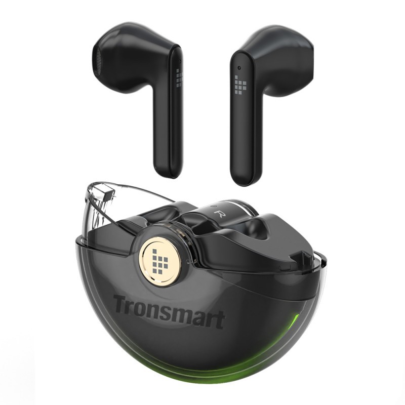 Casti audio Tronsmart Battle Gaming Earbuds, True Wireless, Android / iOS, Negre Android imagine noua