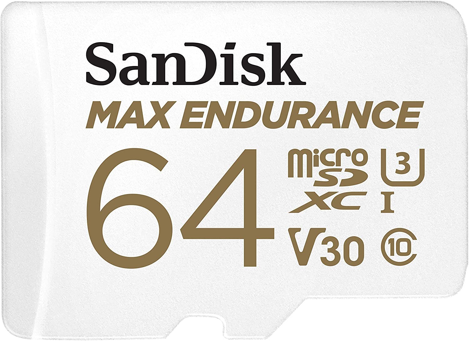 Card de memorie SanDisk micro SD Max Endurance Video 64 GB, Class 10, V30, UHS U3 + adaptor geekmall.ro/