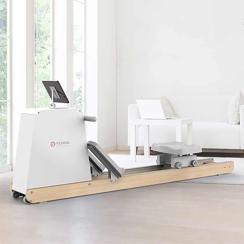 Poze Aparat de vaslit magnetic YESOUL Rowing Machine R10E, White, greutate maxima utilizator 120kg