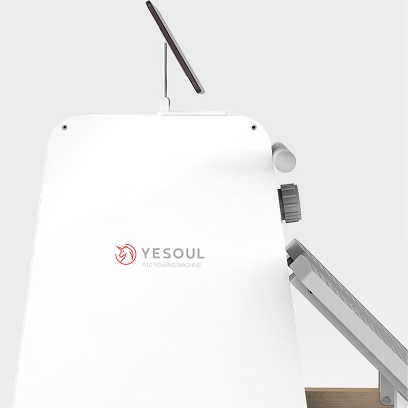 Poze Aparat de vaslit magnetic YESOUL Rowing Machine R10E, White, greutate maxima utilizator 120kg