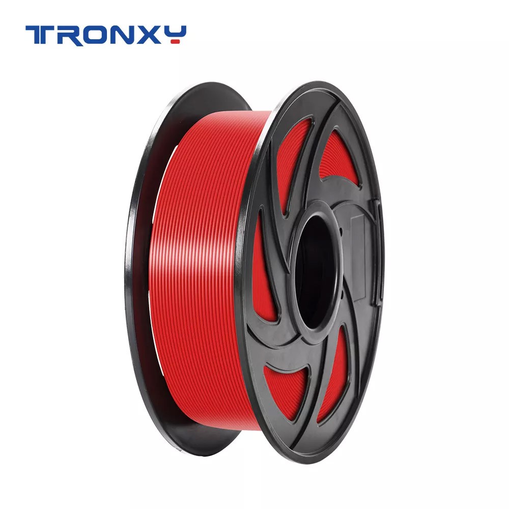 Filament Tronxy PLA Imprimanta 3D, 1.75 mm, 1 kg Rosu (Rosu) imagine noua tecomm.ro