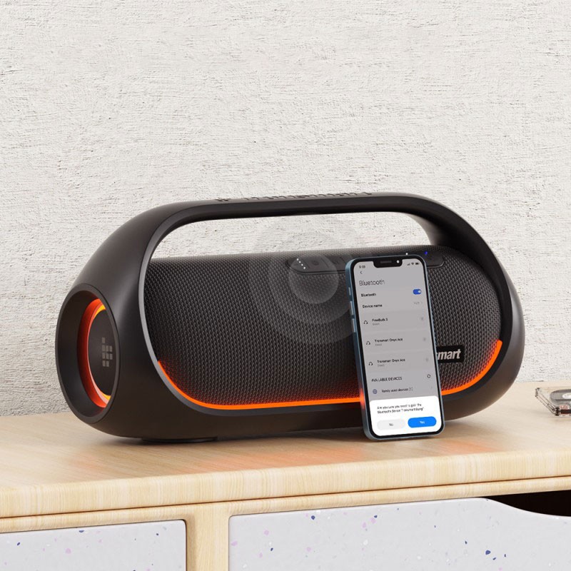 Poze Boxa Portabila Tronsmart Bang Outdoor Party Bluetooth Speaker, Black, 60W, Waterproof IPX6, Autonomie 15 ore