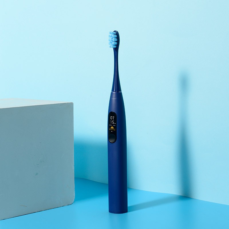 Periuta de dinti electrica inteligenta Oclean X Pro Smart Electric Toothbrush, Navy Blue