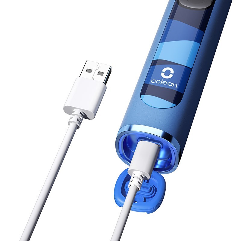 Periuta de dinti electrica Oclean X10 Smart Electric Toothbrush, Ocean Blue (Ocean imagine noua tecomm.ro