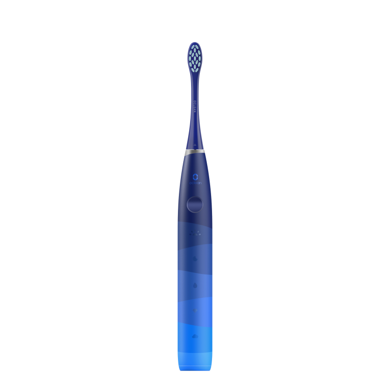 Set 2 Periute de dinti electrice Oclean Flow Sonic Electric Toothbrush, Dual Set, White/Blue, 180 zile autonomie, 38000 rpm 180 imagine noua tecomm.ro