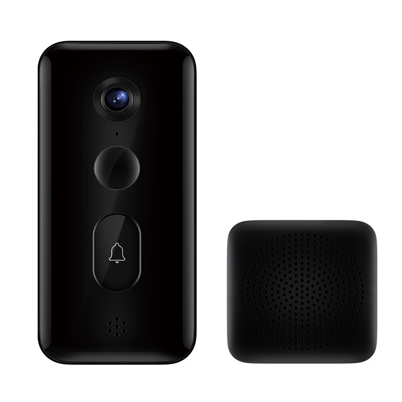 Sonerie inteligenta cu camera video Xiaomi Smart Doorbell 3, wireless, cu receptor alerta imagine noua