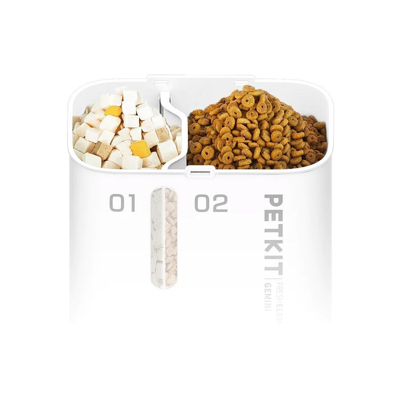 Poze Dozator automat mancare animale de companie PETKIT Fresh Element Gemini-Smart Pet Feeder, 5l, Doua compartimente