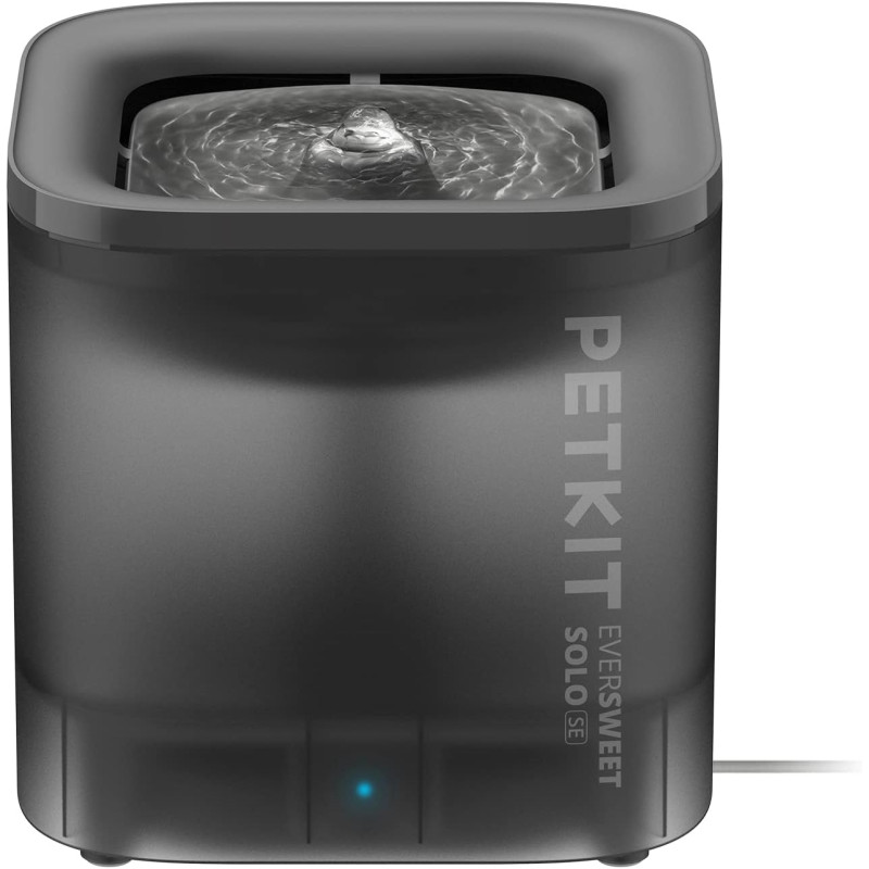 Fantana apa animale de companie PETKIT Eversweet SOLO SE, 1,8 L, filtru in 3 straturi, USB, Gray