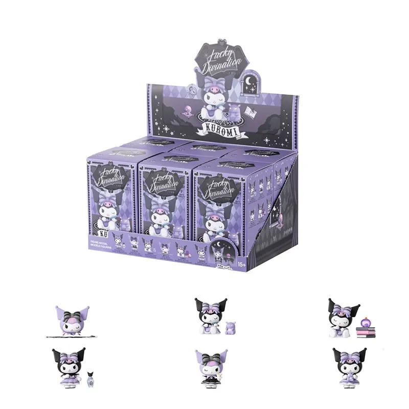 Cutie cu figurina surpriza, seria Kuromi Lucky Divination Series Blind Box Figure Model