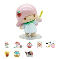 Cutie cu figurina surpriza, seria Sanrio Characters Strawberry Field Blind Box Figure Model, Mai multe modele