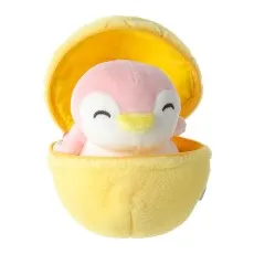 Jucarie de plus MINISO, din seria Fruit Series Penguin Plush Toy Surprise Ball(Pineapple)
