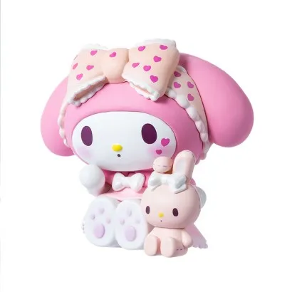 Cutie cu figurina surpriza, seria Sanrio Characters Pajamas Sweetheart Blind Box Figure Model
