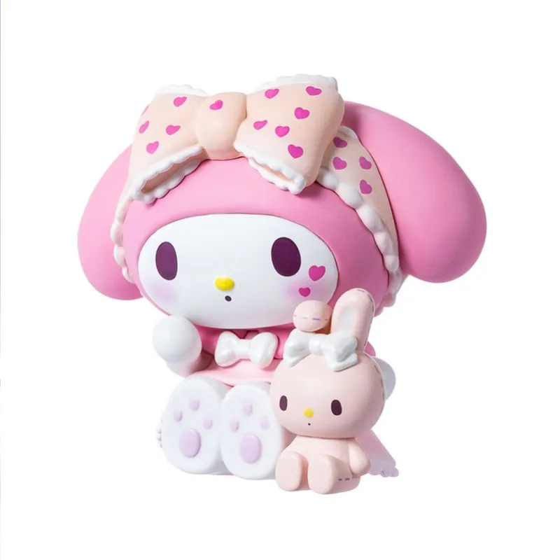 Cutie cu figurina surpriza, seria Sanrio Characters Pajamas Sweetheart Blind Box Figure Model