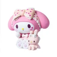Cutie cu figurina surpriza, seria Sanrio Characters Pajamas Sweetheart Blind Box Figure Model