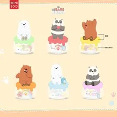 Cutie cu figurina surpriza, seria We Bare Bears Collection 4.0 Storage Jar Blind Box Figure Model