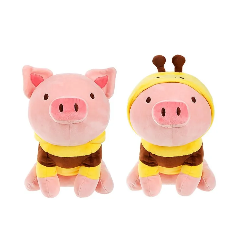 Jucarie de plus MINISO Piglet Plush Toy (Bee Hoodie)