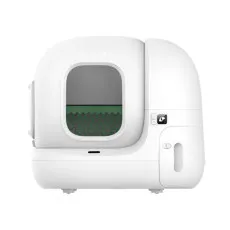 Litiera smart PetKit Pura Max 2 pentru pisici, Functie Autocuratare, Capacitate 7L, Alb, Afisaj LED, Bluetooth, WiFi