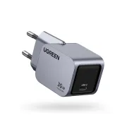 Incarcator rapid retea UGREEN Nexode Pro 30W USB-C GaN Fast Charger EU, 1 x USB-C, Gri #2