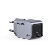 Incarcator rapid retea UGREEN Nexode Pro 30W USB-C GaN Fast Charger EU, 1 x USB-C, Gri #1