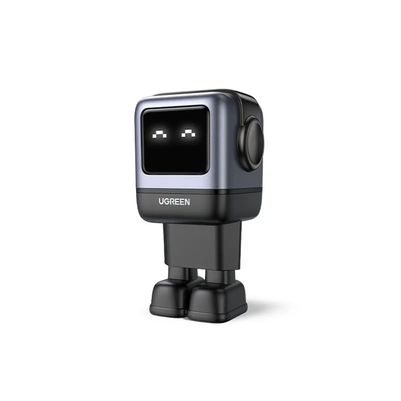 Incarcator rapid retea robot UGREEN Nexode RG 65W 3-Port GaN Fast Charger EU, 2 x USB-C + 1 X USB-A, Negru Geekmall #1