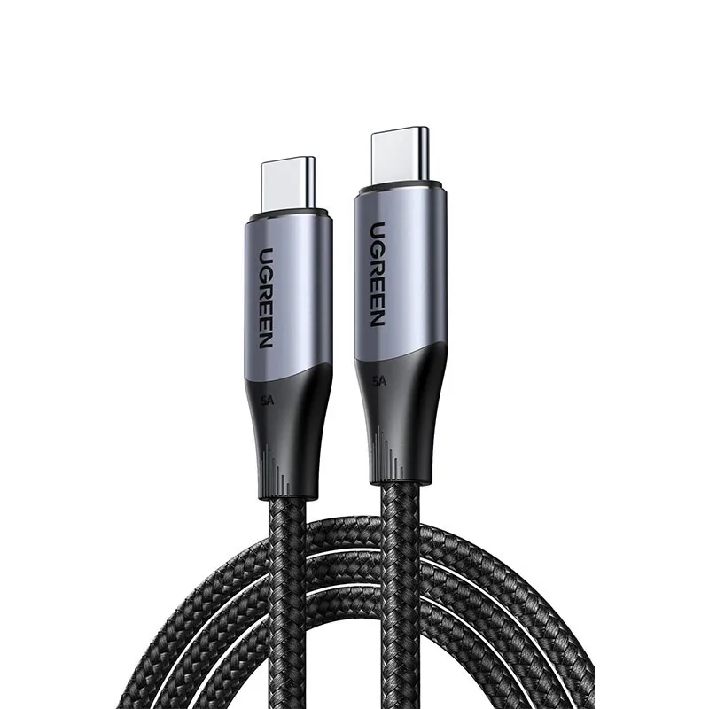 Cablu de incarcare si date UGREEN USB 3.2 Gen 2, UBS-C la USB-C, 1 m, Negru Geekmall #1