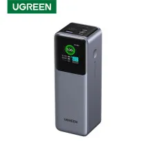 Baterie externa UGREEN 25000mAh 200W Fast Charging Power Bank PB722, 25000mAh, 200W, Ecran digital inteligent, Gri Geekmall #1