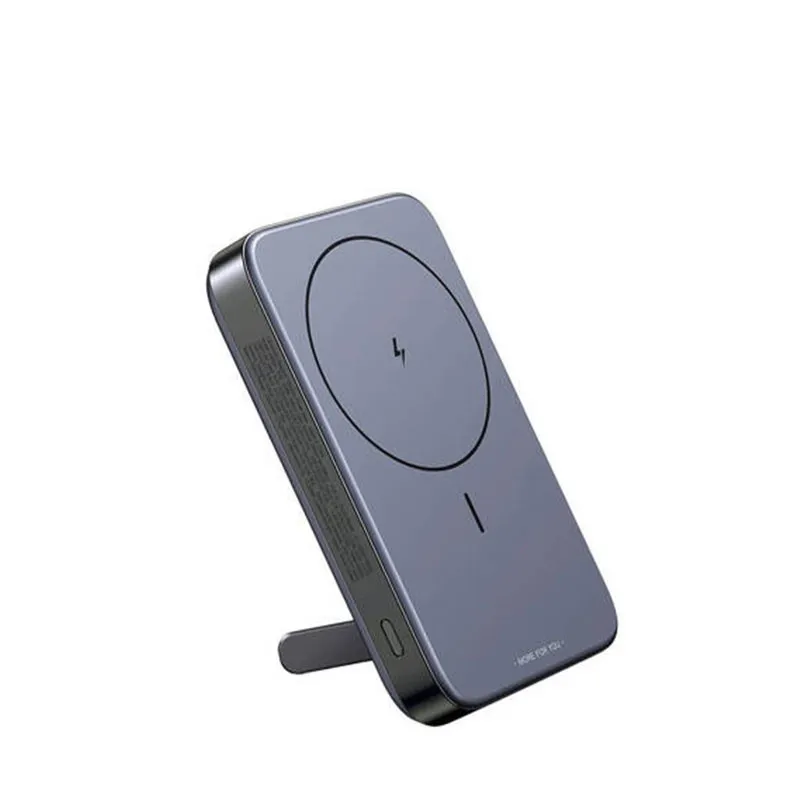 Baterie externa Wireless UGREEN Magnetic Power Bank PB206, 10000mAh, 20W, Atasare magnetica Black, Suport inclus Geekmall #1