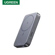 Baterie externa Wireless UGREEN Magnetic Power Bank PB206, 10000mAh, 20W, Atasare magnetica Black, Suport inclus Geekmall #2