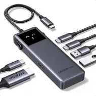 Adaptor multifunctional UGREEN 6-in-1 USB-C Hub CM888 Geekmall #1