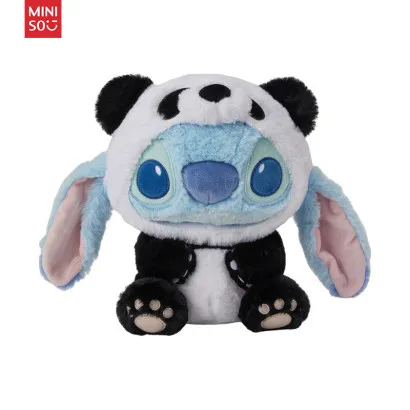 Jucarie de plus MINISO, din seria Disney Stitch 11'' (Panda Stitch)  Geekmall #1