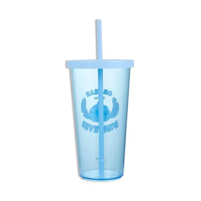 Pahar cu capac si pai MINISO, seria Disney Lilo & Stich, 600ml Geekmall 2