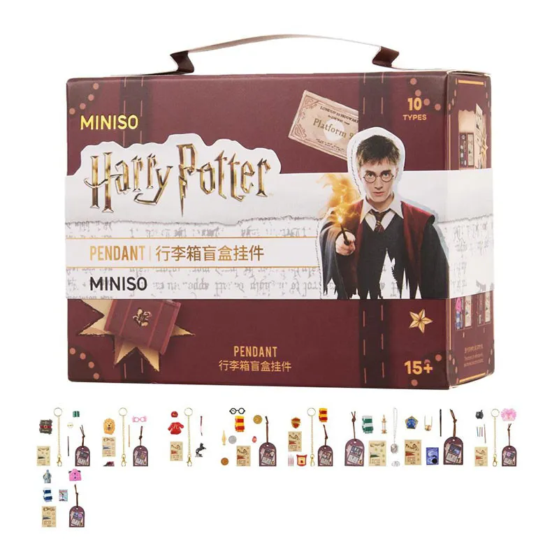 Breloc, din seria MINISO Harry Potter Hogwarts School Season Suitcase Surprise Box Pendant Geekmall #1