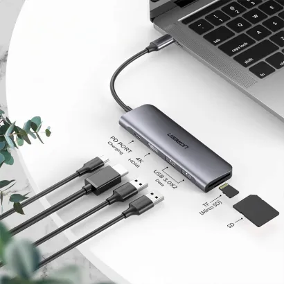 Adaptor multifunctional UGREEN 6-in-1 USB C CM195 Geekmall #2