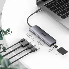 Adaptor multifunctional UGREEN 6-in-1 USB C CM195 Geekmall #1