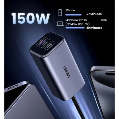 Incarcator auto UGREEN 150W 4-Port GaN Fast Car Charger EC706 Geekmall #6