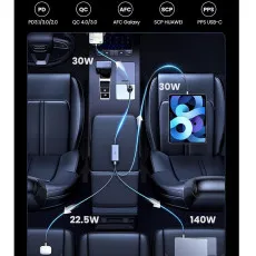 Incarcator auto UGREEN 150W 4-Port GaN Fast Car Charger EC706 Geekmall #1