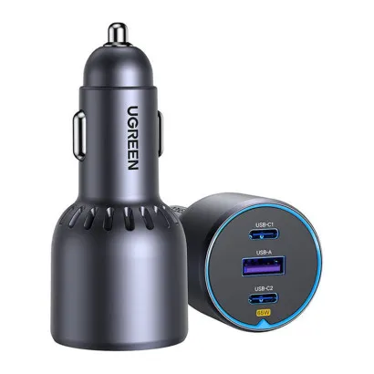 Incarcator auto UGREEN 75W 3-Port Fast Car Charger EC703 Geekmall #1