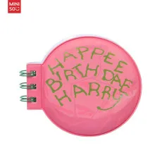 Caiet cu spirala MINISO, seria Harry Potter (Forma rotunda roz) Geekmall #1