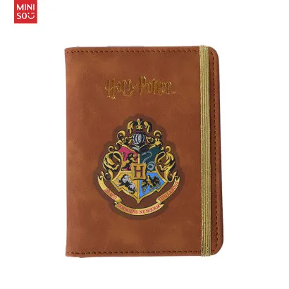 Suport pentru pasaport cu banda elastica, seria MINISO Harry Potter (maro) Geekmall #2
