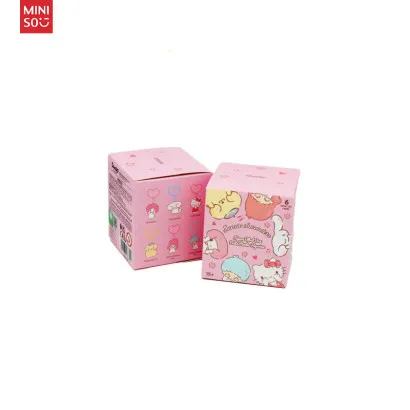 Breloc cu figurina surpriza MINISO, seria Sanrio Covering-Face Blind Box Geekmall #1